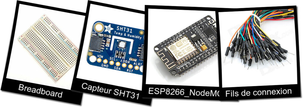 inventaire kit ESP / SHT31 
