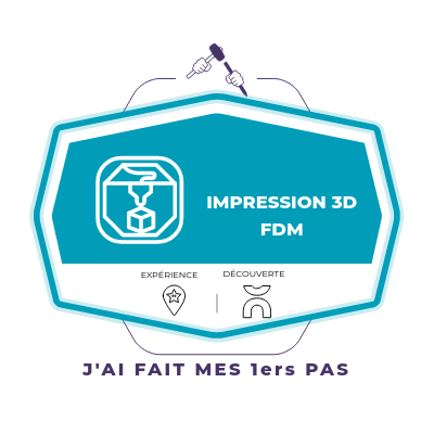 Le BIK'LAB : Open Badge 1er pas découverte impression 3D